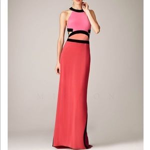 Mignon Color Block Open-back dress